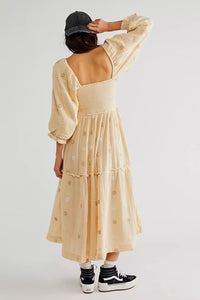 Dahlia Embroidered Dress