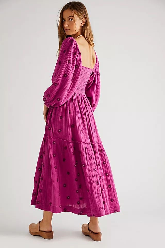 Dahlia Embroidered Dress